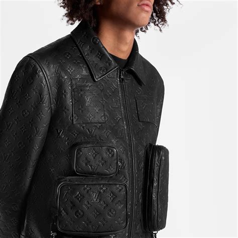 monogram louis vuitton jacket|monogram embossed utility jacket.